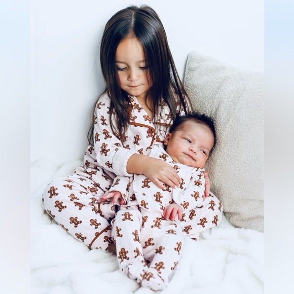 Siix Other - 🎄Pointelle Gingerbread Knit Lounge Set 100% Organic Cotton NWT Siix Collection